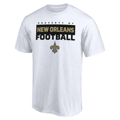 New Orleans Saints Gain Ground T-Shirt White | NFL