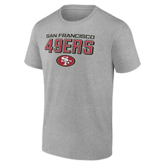 San Francisco 49ers Swagger T-Shirt Heather Gray | NFL
