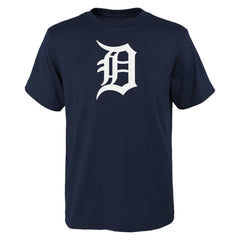 Detroit Tigers Youth Logo Primary Team T-Shirt - MLB