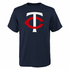 Minnesota Twins Youth Logo Primary Team T-Shirt - MLB