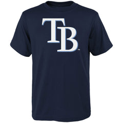 Tampa Bay Rays Youth Logo Primary Team T-Shirt - MLB