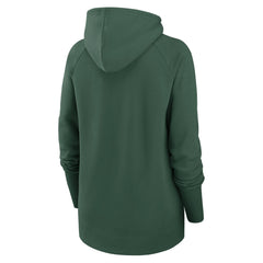Green Bay Packers Women's Asymmetrical Raglan Full-Zip Hoodie Green | Nike for Sale