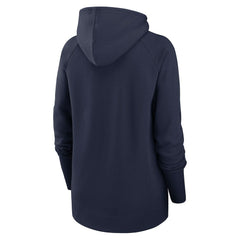 Seattle Seahawks Women's Asymmetrical Raglan Full-Zip Hoodie College Navy | Nike for Sale
