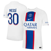 Lionel Messi Paris Saint-Germain 2022/23 Third Breathe Stadium Replica Player Jersey White | Nike cheap