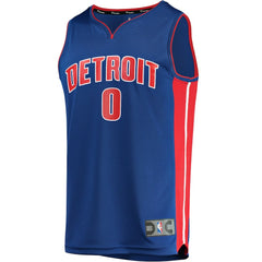 Jalen Duren Detroit Pistons Fast Break Replica Jersey Icon Editi- Blue - NBA