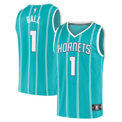 LaMelo Ball Charlotte Hornets Fast Break Replica Jersey Icon Edition Teal - NBA