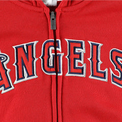 Los Angeles Angels Youth Wordmark Full-Zip Fleece Hoodie - MLB