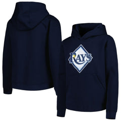 Tampa Bay Rays Youth Team Primary Logo Pullover Hoodie - MLB