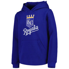Kansas City Royals Youth Team Primary Logo Pullover Hoodie - MLB