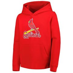 St. Louis Cardinals Youth Team Primary Logo Pullover Hoodie - MLB