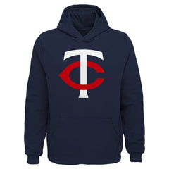 Minnesota Twins Youth Team Primary Logo Pullover Hoodie - MLB