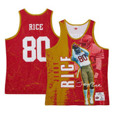 Jerry Rice San Francisco 49ers 1994 Player Burst Tank Top Scarlet | Mitchell & Ness