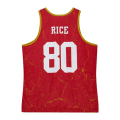 Jerry Rice San Francisco 49ers 1994 Player Burst Tank Top Scarlet | Mitchell & Ness