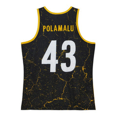 Troy Polamalu Pittsburgh Steelers 2007 Player Burst Tank Top Black | Mitchell & Ness