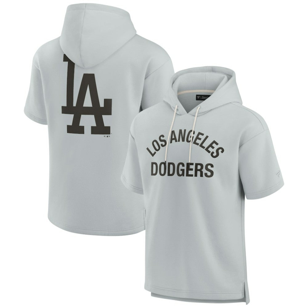 Los Angeles Dodgers Fanatics Unisex Elements Super Soft Fleece Short Sleeve Pullover Hoodie - MLB