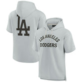 Los Angeles Dodgers Fanatics Unisex Elements Super Soft Fleece Short Sleeve Pullover Hoodie - MLB