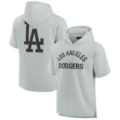 Los Angeles Dodgers Fanatics Unisex Elements Super Soft Fleece Short Sleeve Pullover Hoodie - MLB