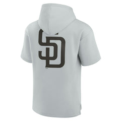 San Diego Padres Fanatics Unisex Elements Super Soft Fleece Short Sleeve Pullover Hoodie - MLB
