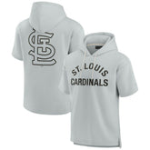 St. Louis Cardinals Fanatics Unisex Elements Super Soft Fleece Short Sleeve Pullover Hoodie - MLB