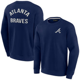 Atlanta Braves Fanatics Unisex Super Soft Pullover Crew Sweatshirt - MLB