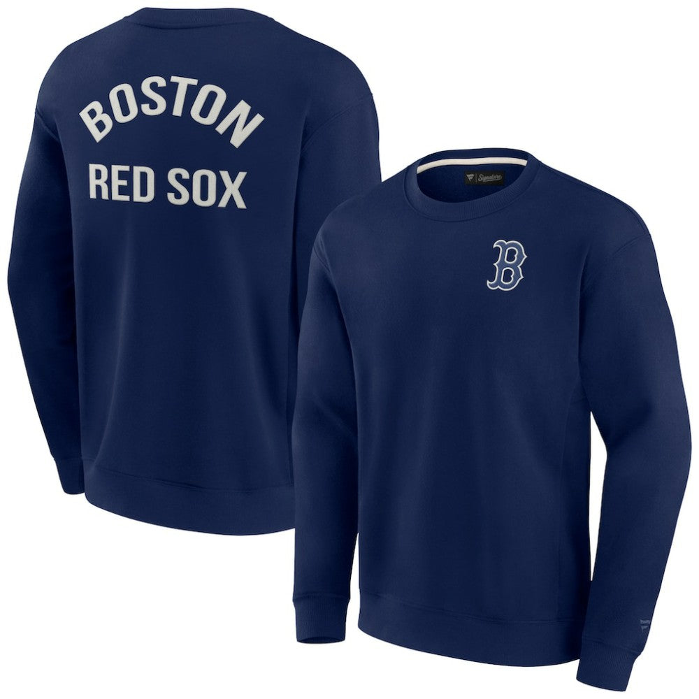 Boston Red Sox Fanatics Unisex Super Soft Pullover Crew Sweatshirt - MLB