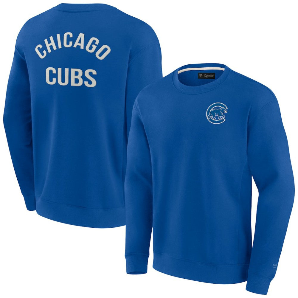 Chicago Cubs Fanatics Unisex Super Soft Pullover Crew Sweatshirt - MLB