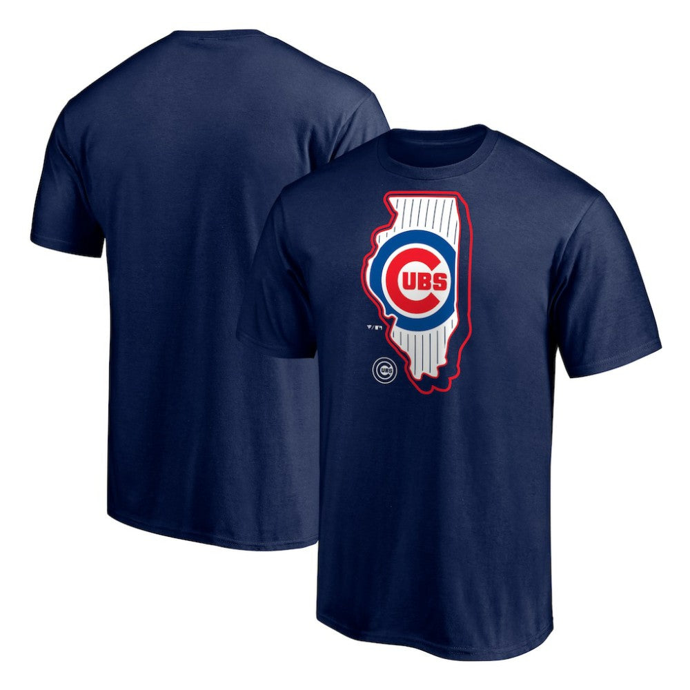 Chicago Cubs Paint the Black State T-Shirt - MLB