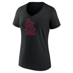 St. Louis Cardinals Women's Rough Diamond V-Neck T-Shirt - MLB