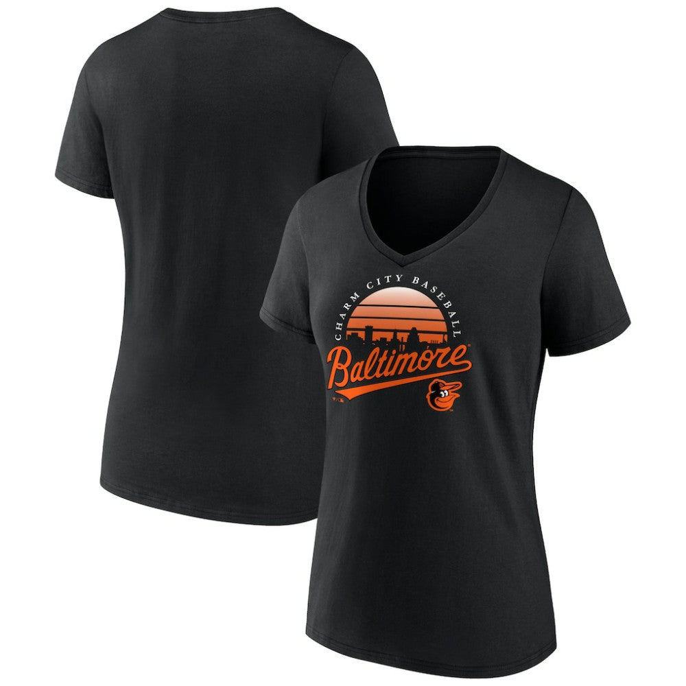 Baltimore Orioles Women's One Champion V-Neck T-Shirt - MLB