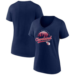 Cleveland Guardians Women's One Champion V-Neck T-Shirt - MLB