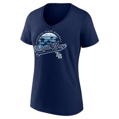 Tampa Bay Rays Women's One Champion V-Neck T-Shirt - MLB