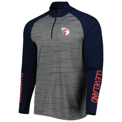 Cleveland Guardians Levelwear Vandal Raglan Quarter-Zip Top - MLB