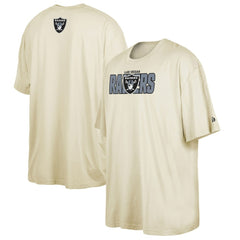 Las Vegas Raiders New Era 2023 NFL Draft Big & Tall T-Shirt Cream | NFL