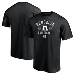 Brooklyn Nets Push Ahead T-Shirt Black - NBA