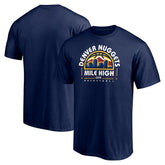 Denver Nuggets Push Ahead T-Shirt Navy - NBA