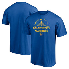 Golden State Warriors Push Ahead T-Shirt Royal - NBA