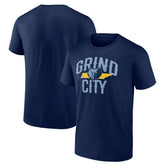 Memphis Grizzlies Core Hometown Launch T-Shirt Navy - NBA