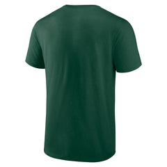 Milwaukee Bucks Rebel Logo T-Shirt Hunter Green - NBA