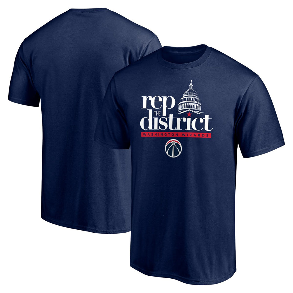 Washington Wizards Push Ahead T-Shirt Navy - NBA