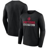 Toronto Raptors Let's Go Long Sleeve T-Shirt Black - NBA