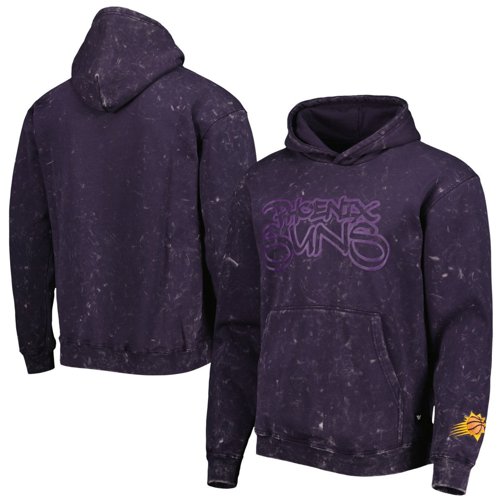 Phoenix Suns The Wild Collective Unisex Tonal Acid Wash Pullover Hoodie Purple - NBA
