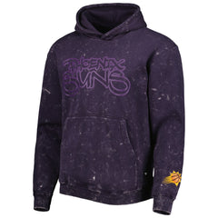 Phoenix Suns The Wild Collective Unisex Tonal Acid Wash Pullover Hoodie Purple - NBA