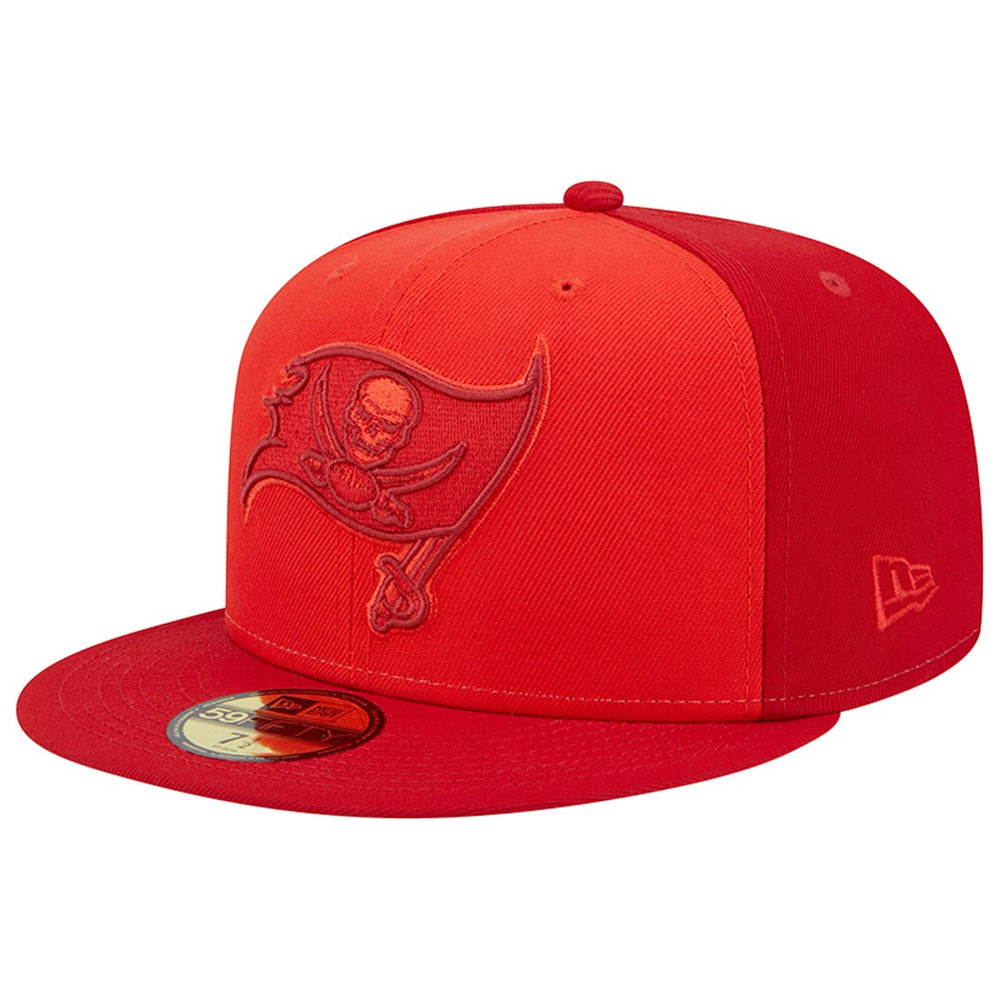 Tampa Bay Buccaneers New Era Tri-Tone 59FIFTY Fitted Hat Red | NFL