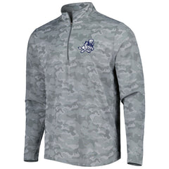 Dallas Cowboys Antigua Brigade Throwback Quarter-Zip Top Gray | NFL