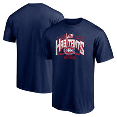 Montreal Canadiens Hometown Collection Push Ahead T-Shirt - Navy - NHL