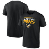 Pittsburgh Penguins Ice Cluster T-Shirt - Black - NHL