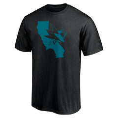 San Jose Sharks Hometown Collection Push Ahead T-Shirt - Black - NHL