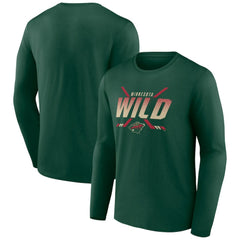 Minnesota Wild Team Covert Long Sleeve T-Shirt - Green - NHL