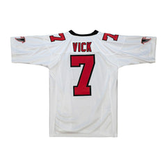 Michael Vick Atlanta Falcons 2001 Authentic Throwback Retired Player Jersey White | Mitchell & Ness