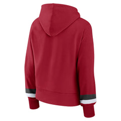 Tampa Bay Buccaneers Women's Over Under Pullover Hoodie Red | Fanatics